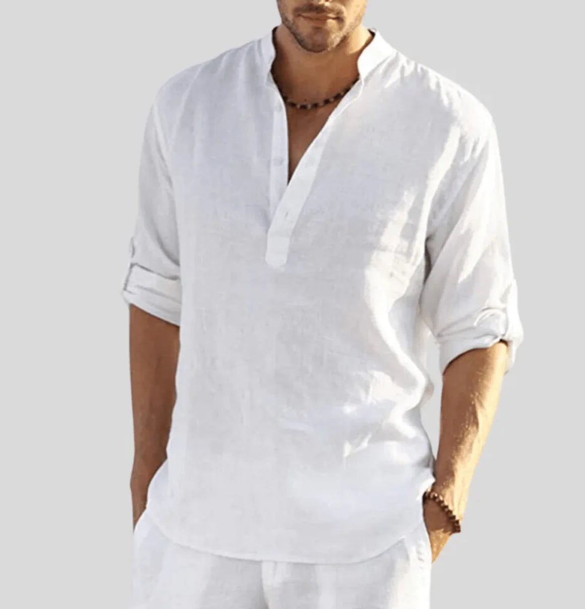 MATEO – Camisa de lino transpirable y elegante para hombre