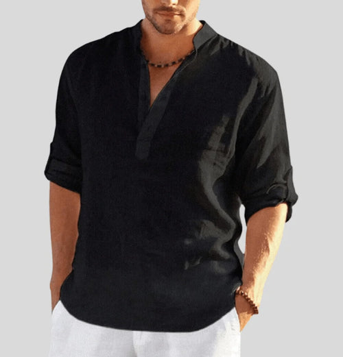 MATEO – Camisa de lino transpirable y elegante para hombre